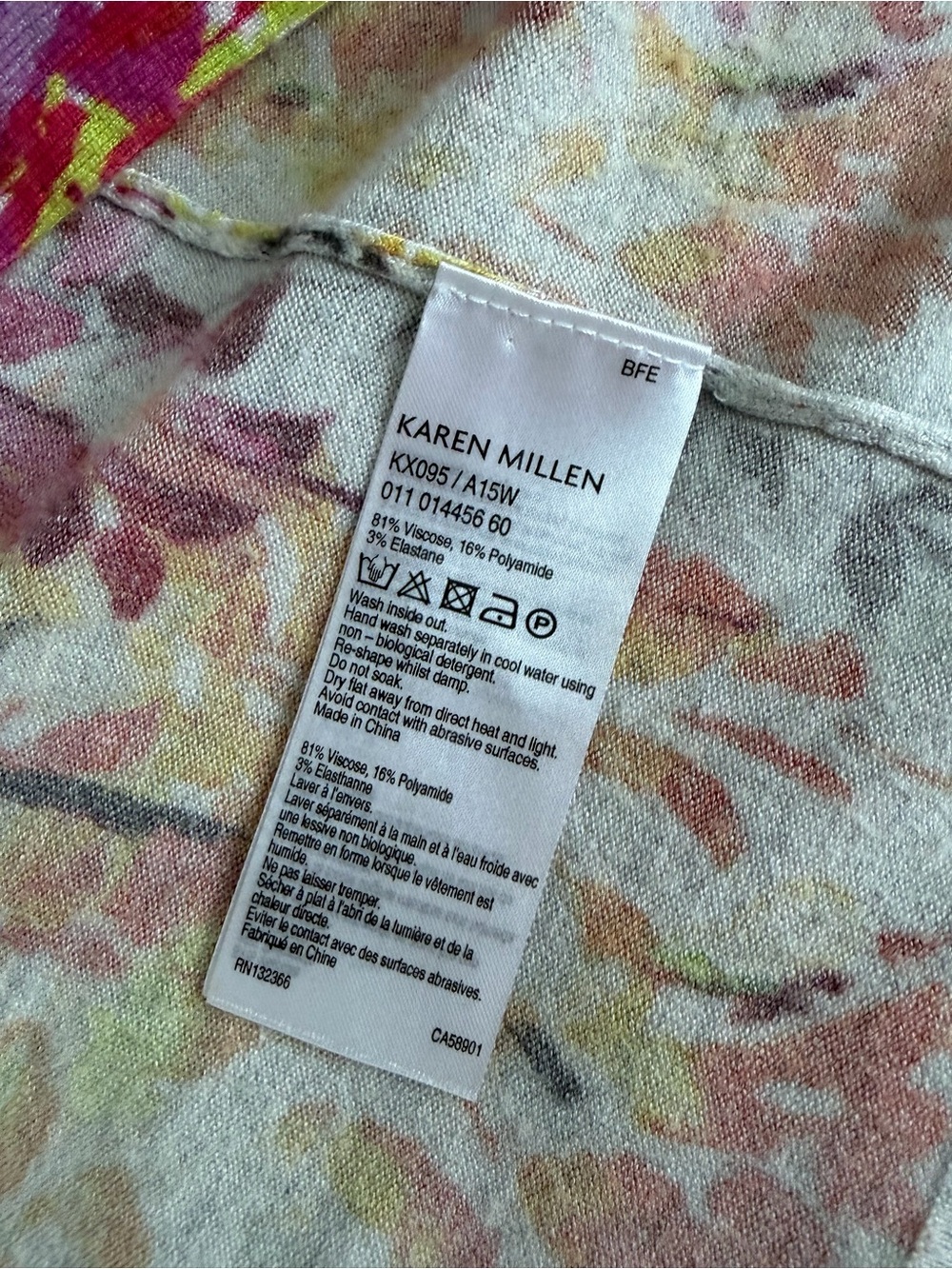 Karen Millen Pink Floral Knit Cardigan - Picture 5 of 6